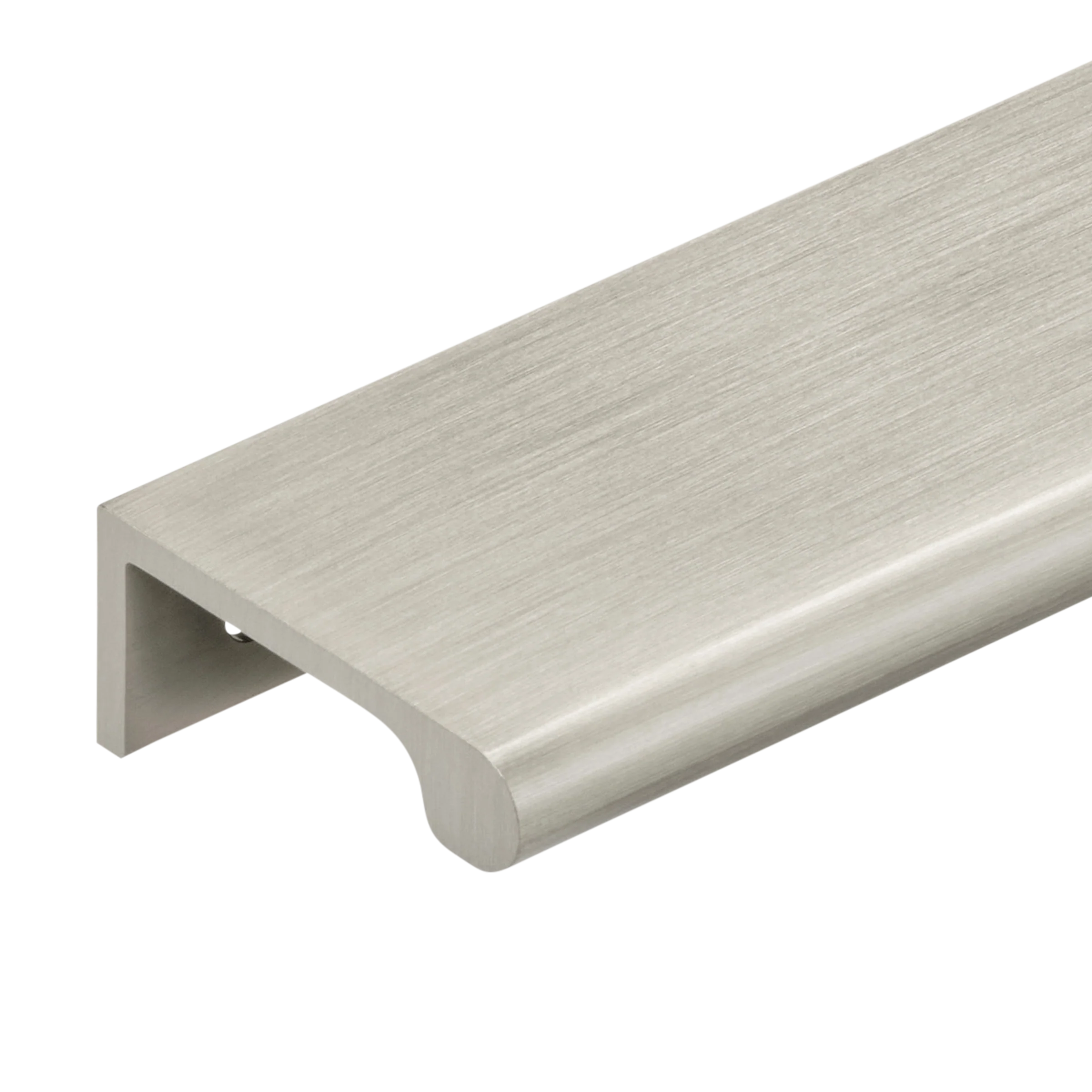 Momo Chelsea Solid Brass Lip Pull 96mm Brushed Nickel