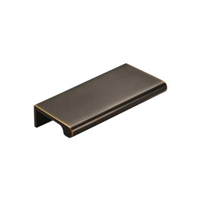 Momo Chelsea Solid Brass Lip Pull 96mm Dark Bronze