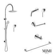 Mimi Chrome Wall Set Tapware Package