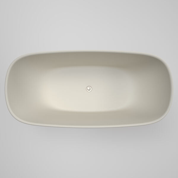 Caroma Contura II 1700mm Freestanding Bath - Matte Clay top view