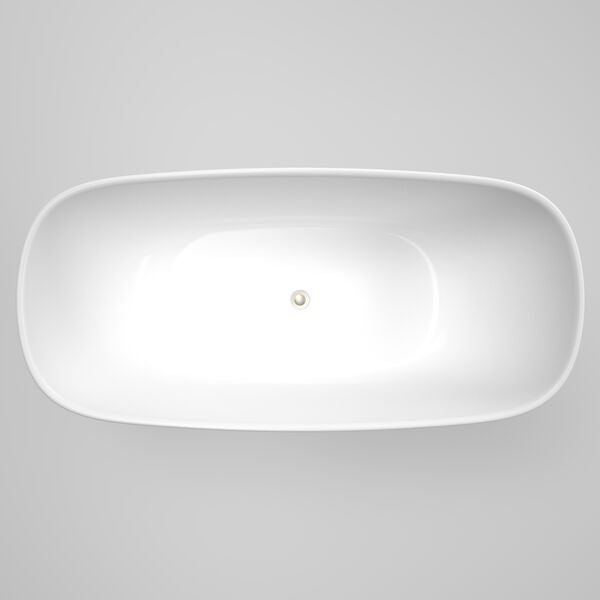 Caroma Contura II 1700mm Freestanding Bath - White top view