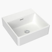 Square Wall Basin 400mm (No Tap Hole)