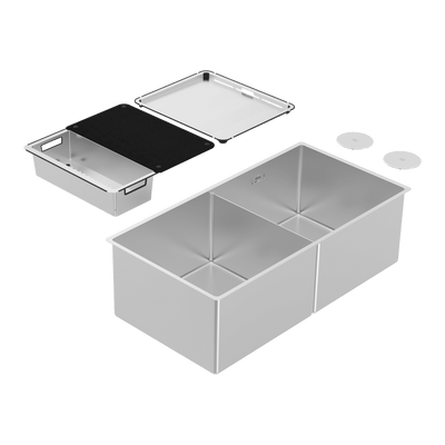 Abey Boutique Piazza Double Bowl Sink