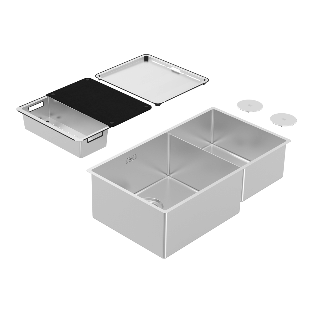 Abey Boutique Piazza Double Bowl Sink 60/40