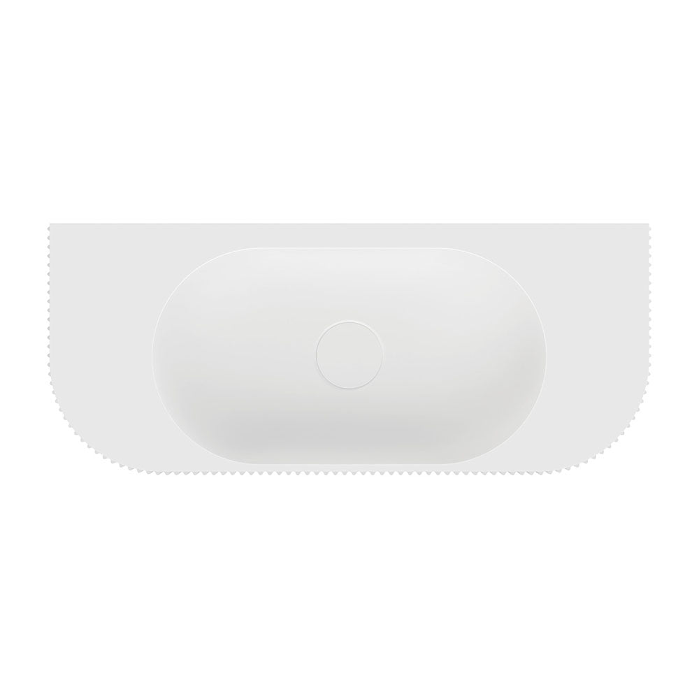 Minka Solid Surface Wall Basin, No Tap Hole