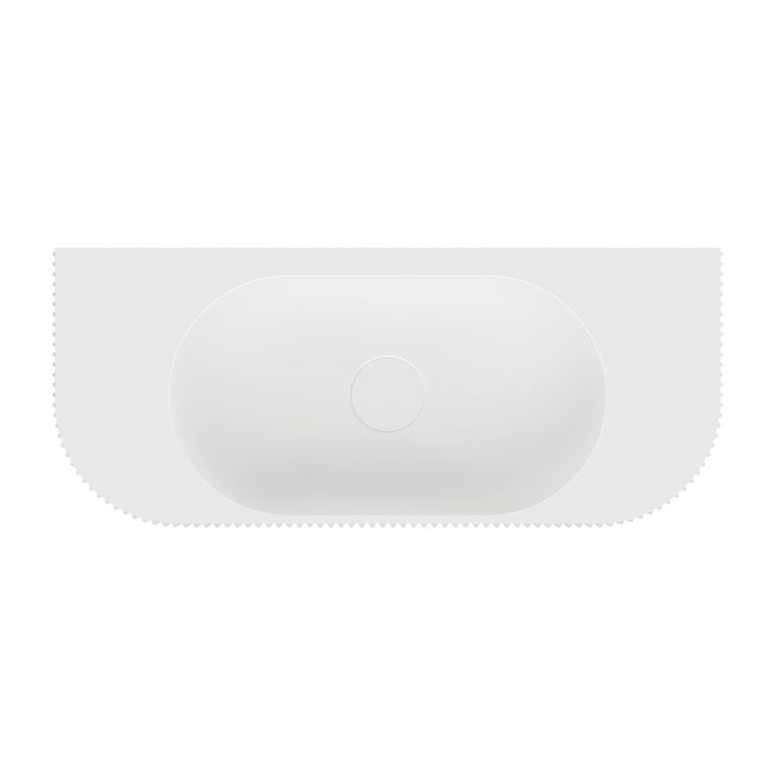 Minka Solid Surface Wall Basin, No Tap Hole