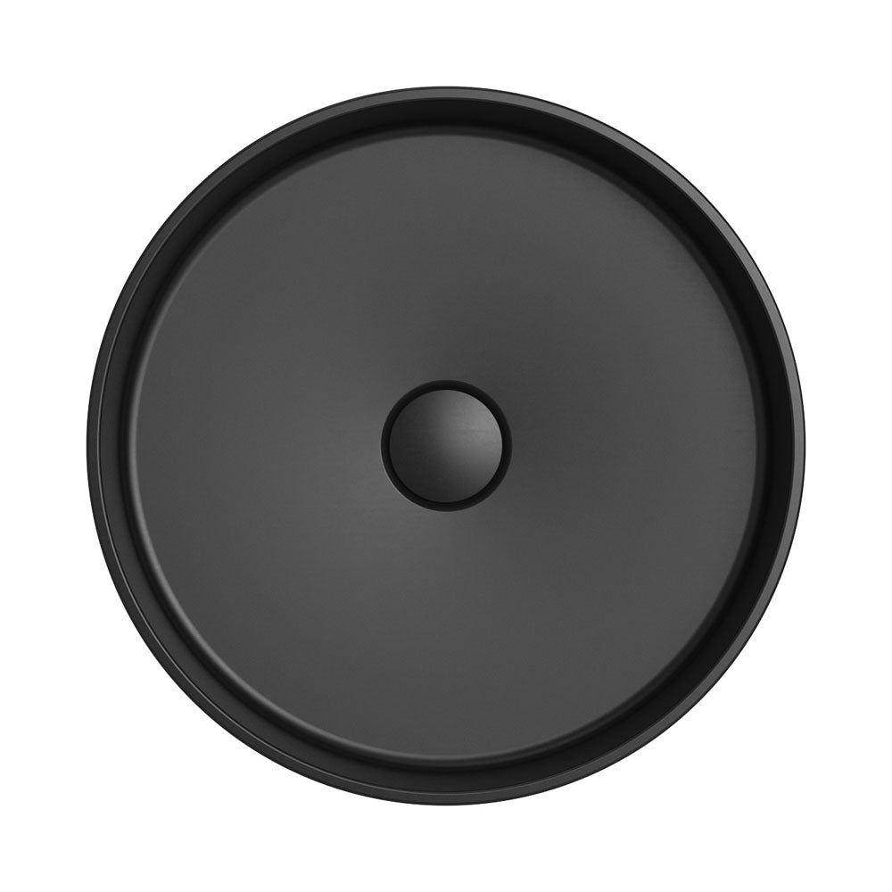 Minka Round Solid Surface Above Counter Basin Matte Black