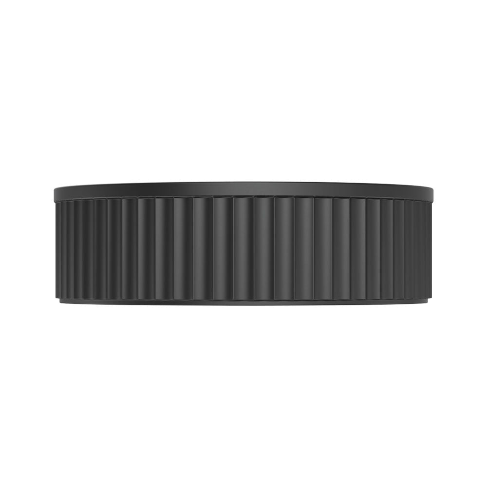Minka Round Solid Surface Above Counter Basin Matte Black