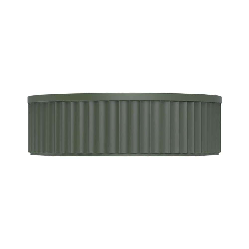 Minka Round Solid Surface Above Counter Basin Forest