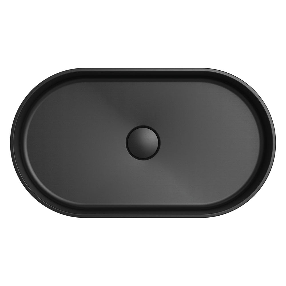 Minka Pill Solid Surface Above Counter Basin Matte Black