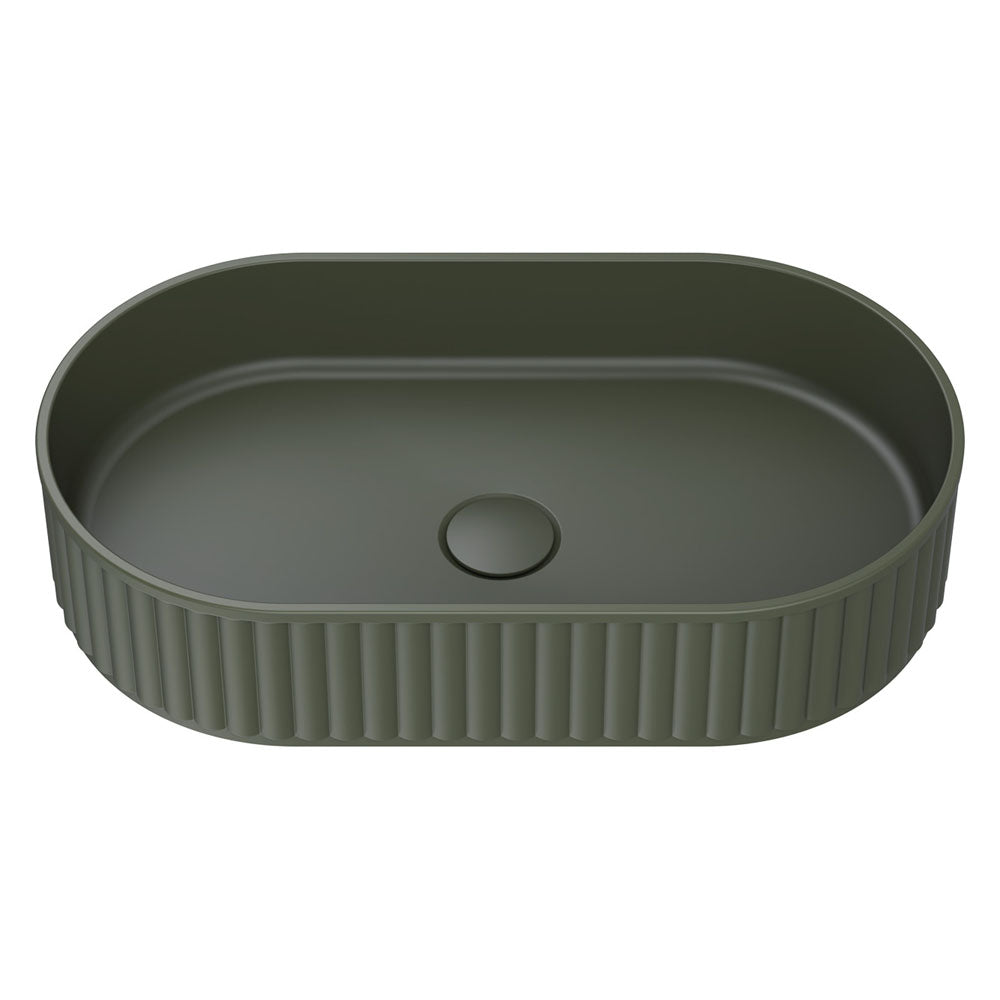 Minka Pill Solid Surface Above Counter Basin Forest