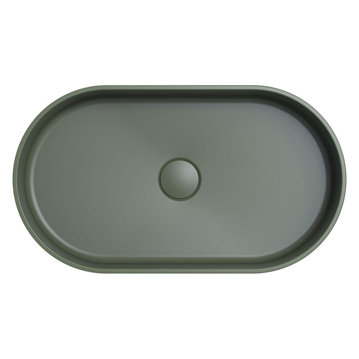 Minka Pill Solid Surface Above Counter Basin Forest