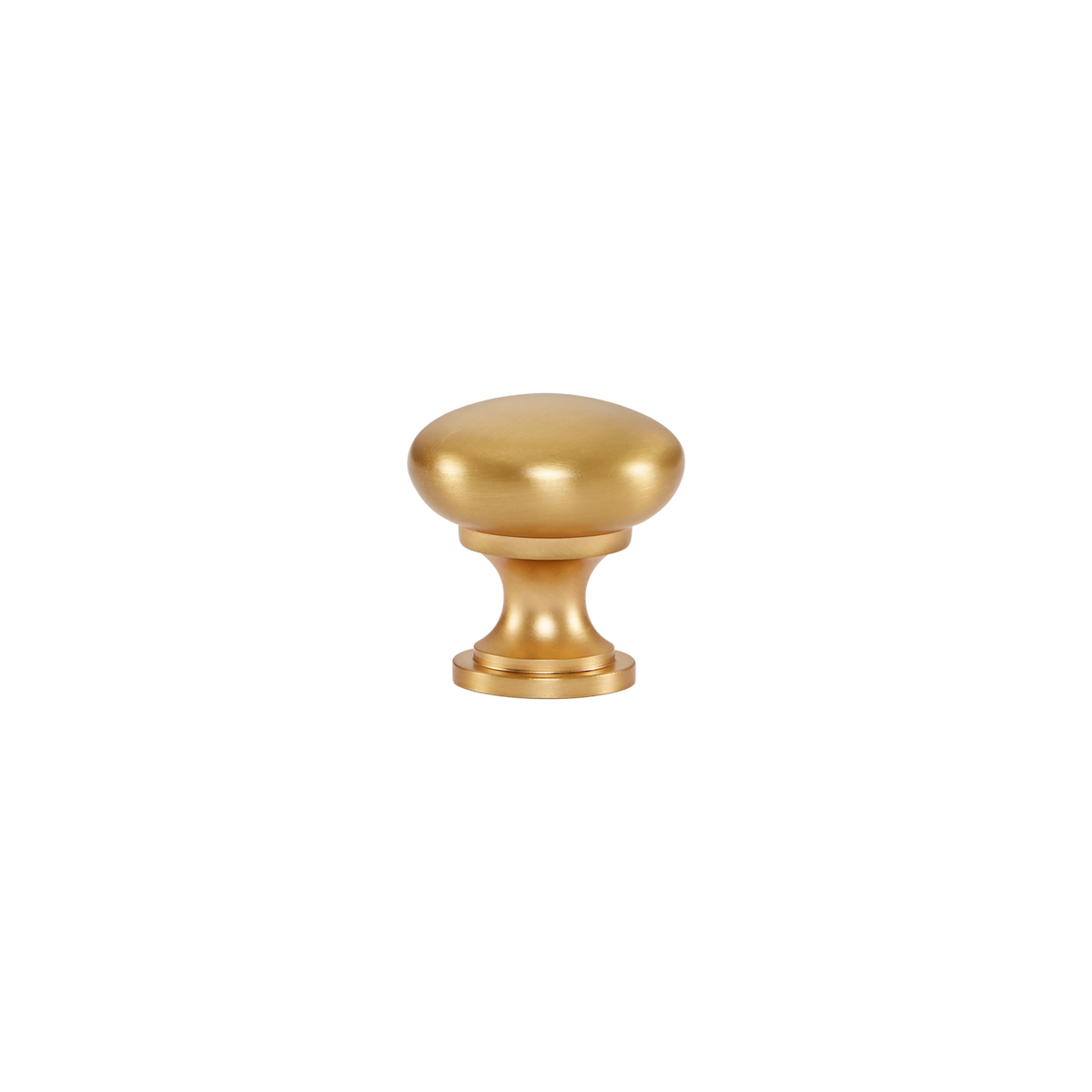 Momo Florencia Plain Knob 29mm in Brushed Matt Brass - view 2