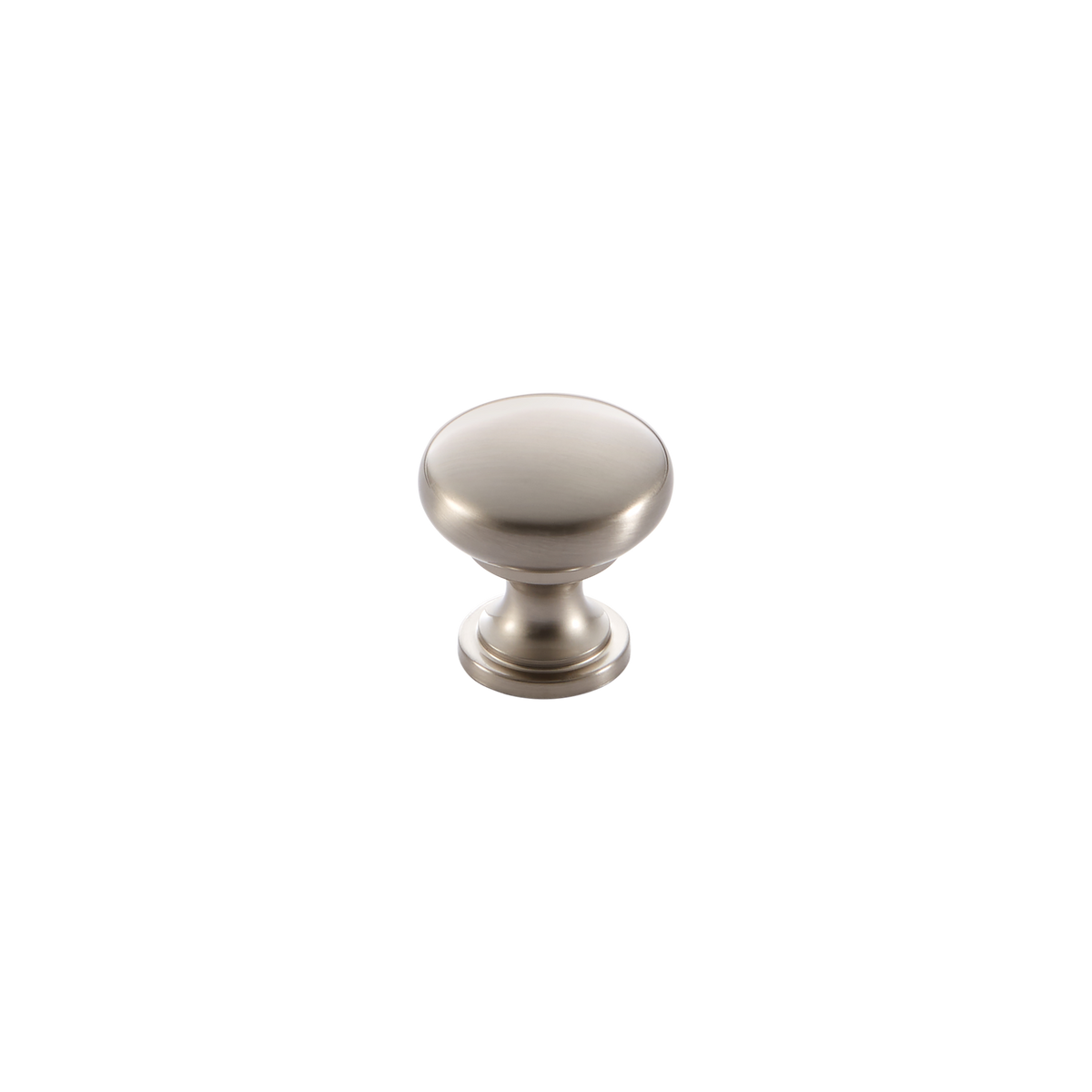 Momo Florencia Plain Knob 29mm in Brushed Nickel