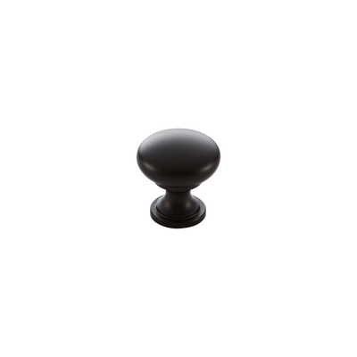 Momo Florencia Plain Knob 29mm in Matt Black