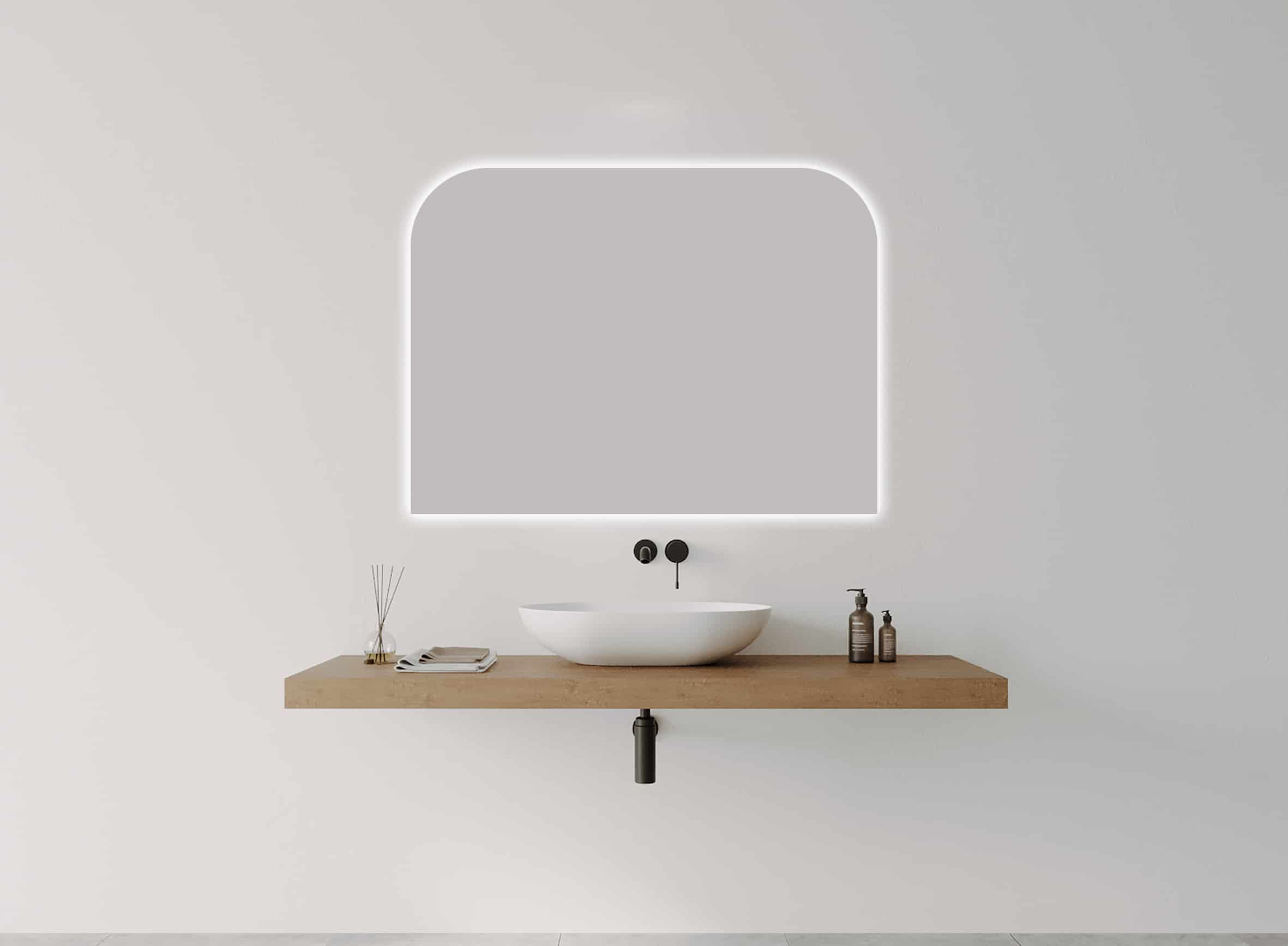 Remer Cove Soft Arch LED Mirror 1200mm