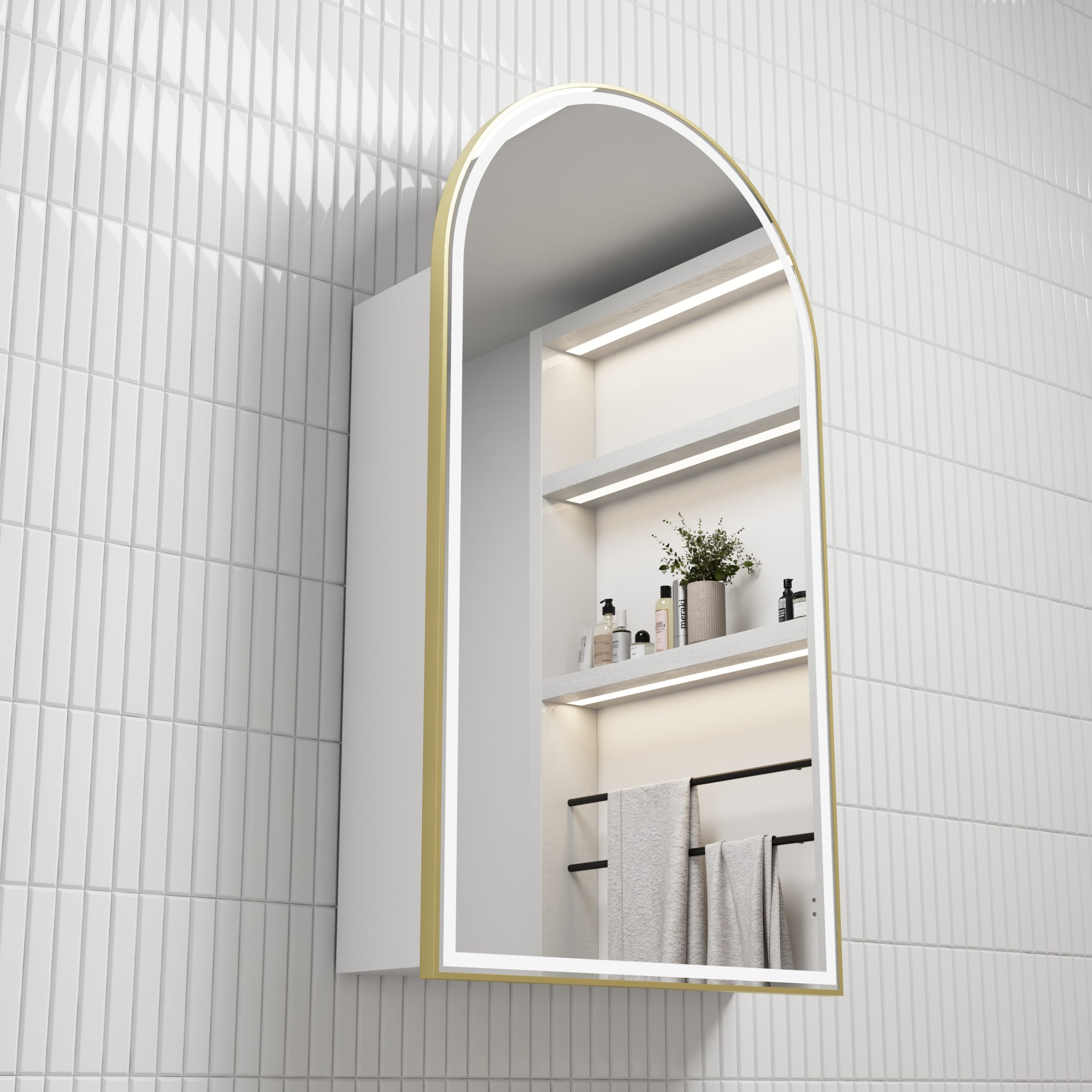 Aulic Canterbury Led Shaving Cabinet