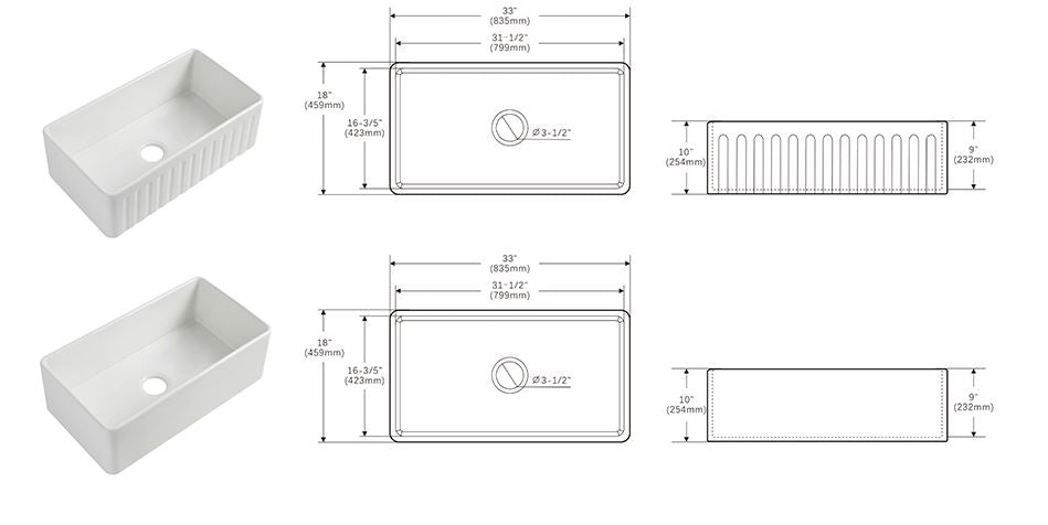 Malibu Fine Fireclay Sink