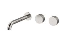 Vierra Wall Mount Basin Set - 220mm Left Spout Chrome