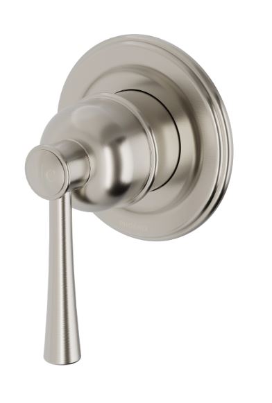 Cromford SwitchMix Shower / Wall Mixer Fit-Off Kit Brushed Nickel