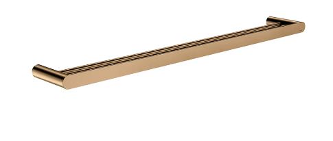 Meir Curvae Double Towel Rail 800mm Lustre Bronze