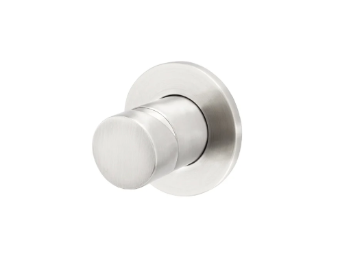 Meir Round Wall Mixer Pinless Handle Trim Kit Only - Brushed Nickel