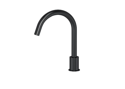 Meir Round Hob Mounted Swivel Spout Matte Black