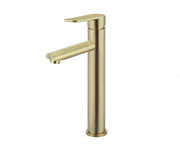 Meir Round Paddle Tall Basin Mixer Tiger Bronze
