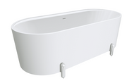 Aluca Freestanding with Legs, 1700mm Matte White