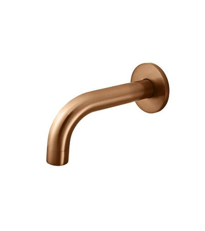 Meir Round Curved Spout 130mm Lustre Bronze