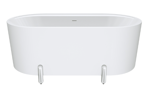 Aluca Freestanding with Legs, 1500mm Matte White