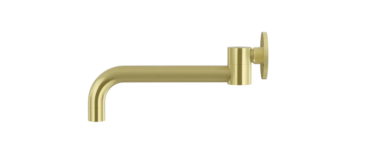 Meir Round Swivel Wall Spout Tiger Bronze