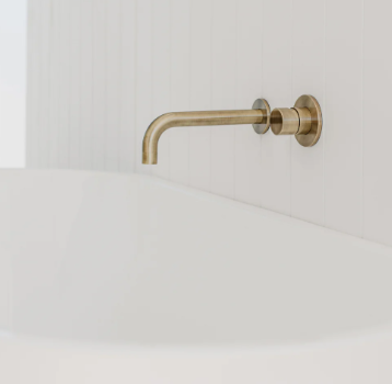 Meir Round Wall Mixer Pinless Handle Trim Kit Only - Tiger Bronze
