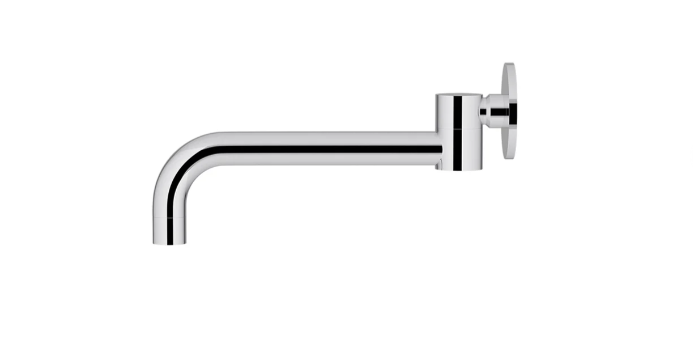 Meir Round Swivel Wall Spout Chrome