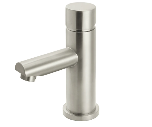 Meir Round Pinless Basin Mixer Brushed Nickel