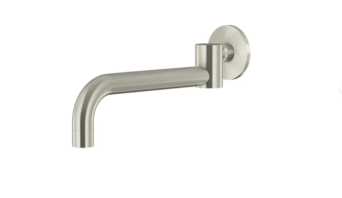 Meir Round Swivel Wall Spout Brushed Nickel