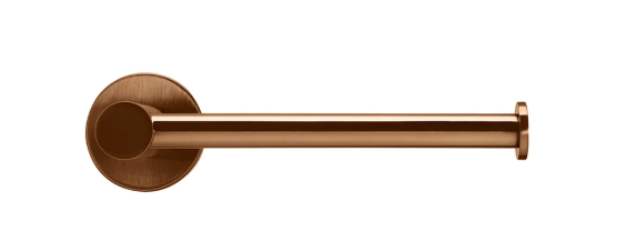 Meir Round Robe Toilet Roll Holder Lustre Bronze