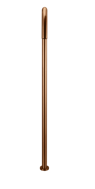 Meir Round Freestanding Bath Spout Lustre Bronze