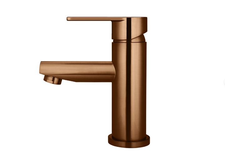 Meir Round Paddle Basin Mixer Lustre Bronze