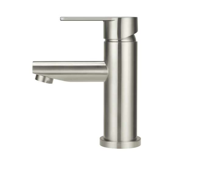 Meir Round Paddle Basin Mixer Brushed Nickel