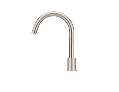 Meir Round Hob Mounted Swivel Spout Brushed Nickel