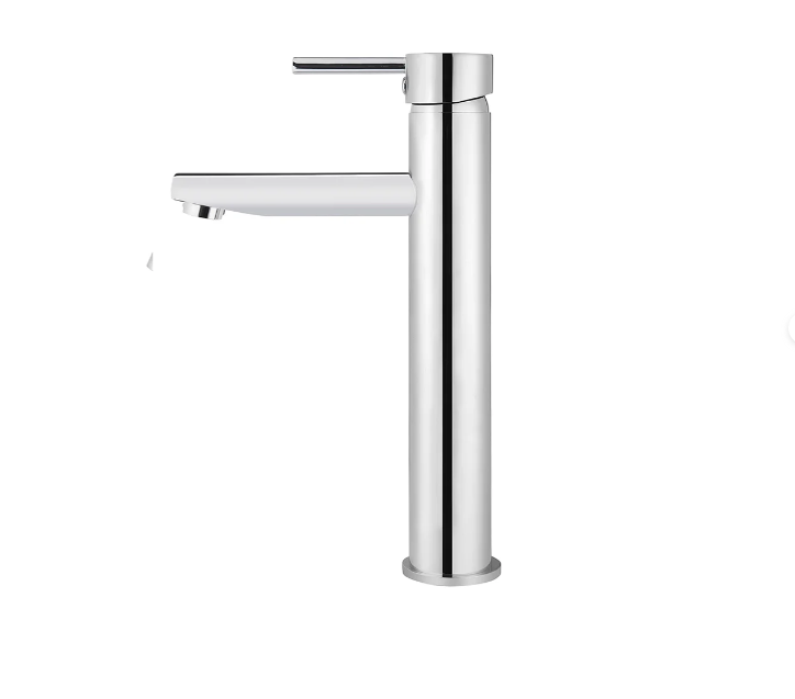 Meir Round Tall Basin Mixer Chrome