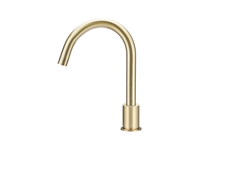 Meir Round Hob Mounted Swivel Spout Tiger Bronze
