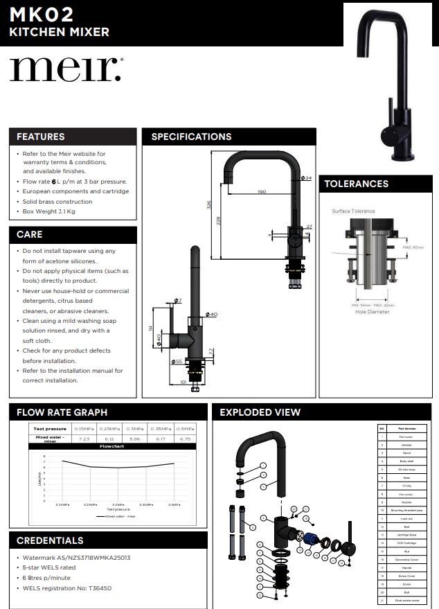 Meir Round Kitchen Mixer Tap - Champagne
