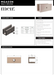 Technical drawing and specifications of a glass U-Bracket with 'meir' branding.