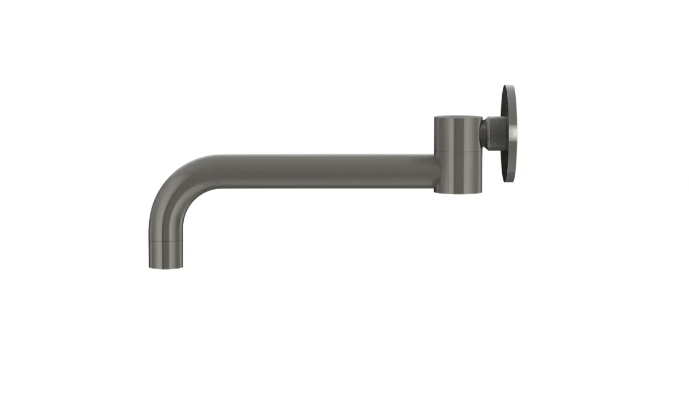 Round Swivel Wall Spout Gunmetal