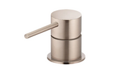 Meir Round Deck Mounted Mixer Champagne