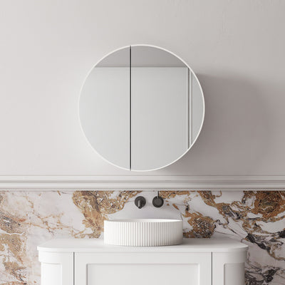 Cassa Designs Auris Round Shaving Cabinet