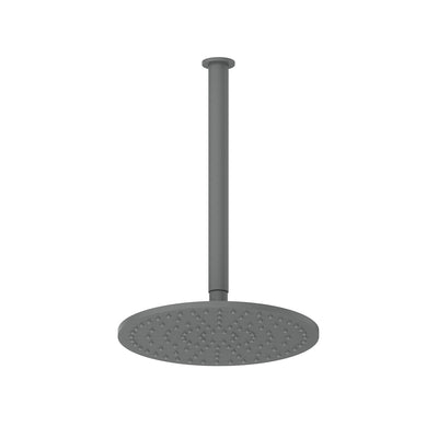 Greens Lavish Brass Ceiling Shower - PVD Gunmetal