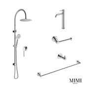Mimi Chrome Basin Mixer Tapware Package